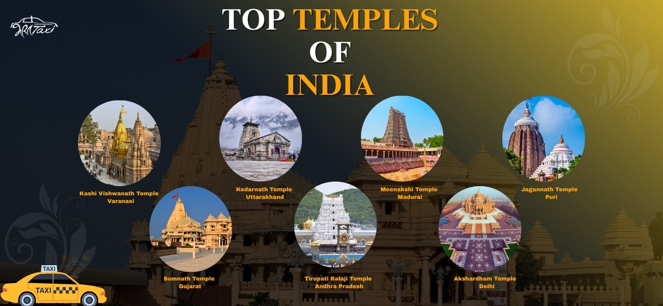 Top hindu temples in India - Bharat Taxi blog